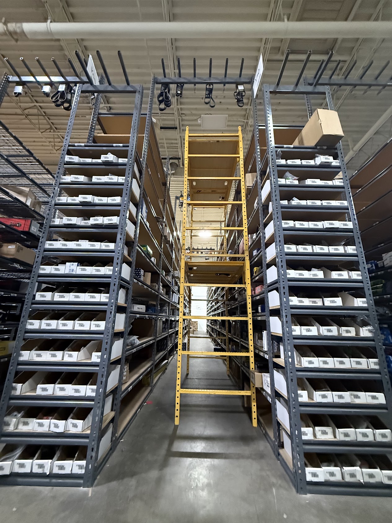 Warehouse bay sensor installation