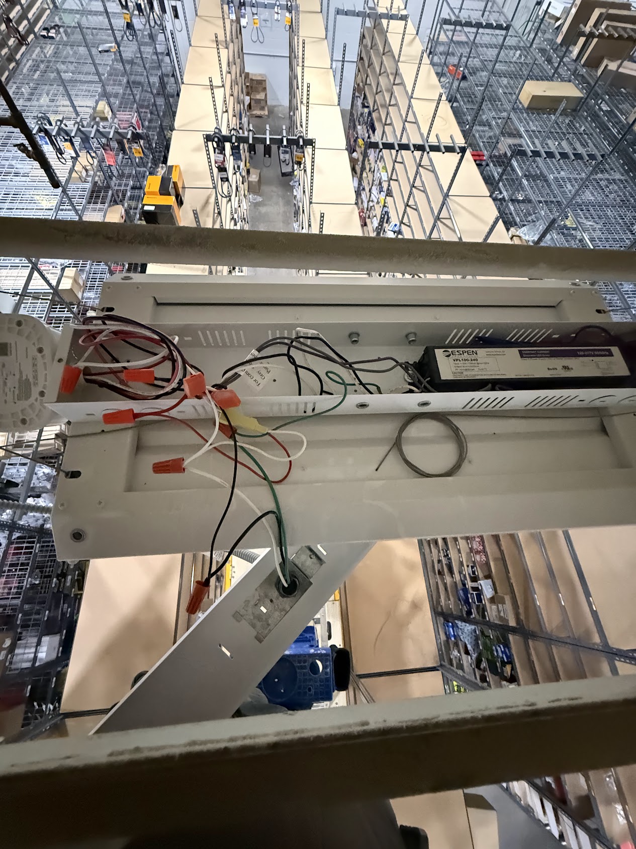 High-bay motion sensor detail